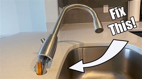 moen single handle kitchen faucet loose|Tighten loose handle 